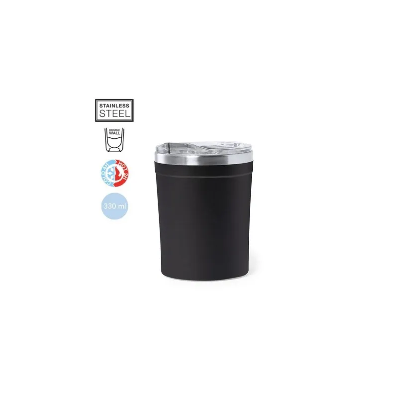 Mug Isotherme Personnel Écologique Harbin Matières : acier inoxydable Couleurs : argenté cadeau entreprise pas cher