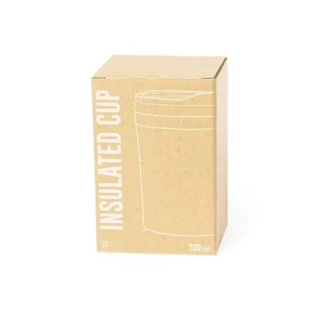 Mug Isotherme Personnel Écologique Harbin Matières : acier inoxydable Couleurs : argenté impression logo haute qualité