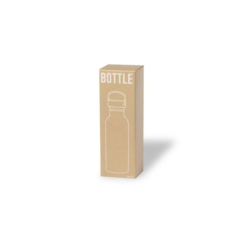 Bidon en Acier Personnalisable Karmel Matières : silicone Couleurs : olive marquage laser ultra précis