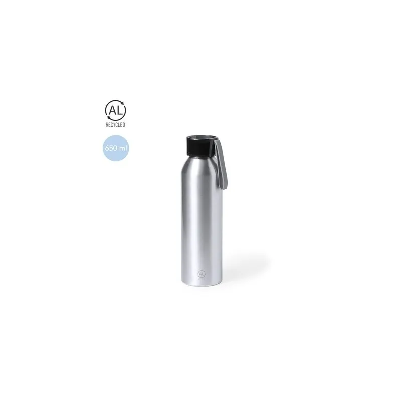 Bidon Écologique Personnalisé 650 ml Yaliz pas cher Matières : polypropylène (PP) Couleurs : noir personnalisable avec votre log