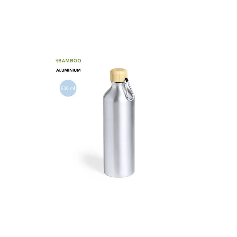 Gourde Écologique Personnalisée 800 ml Hetien Matières : aluminium Couleurs : bleu personnalisable avec votre logo