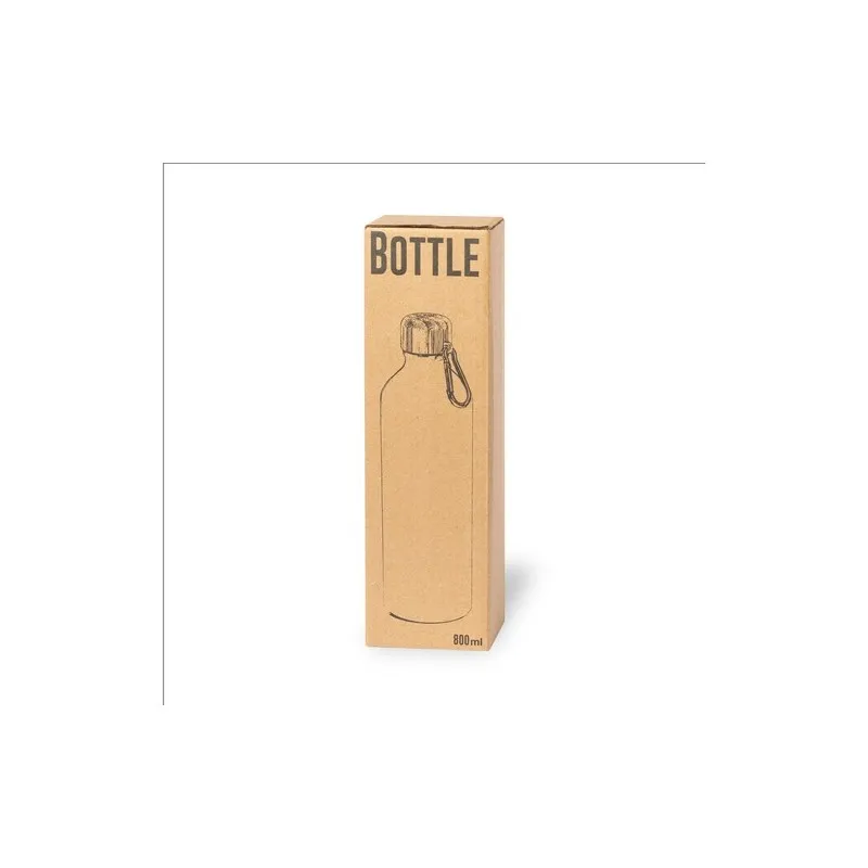 Gourde Écologique Personnalisée 800 ml Hetien Matières : aluminium Couleurs : bleu marquage laser ultra précis