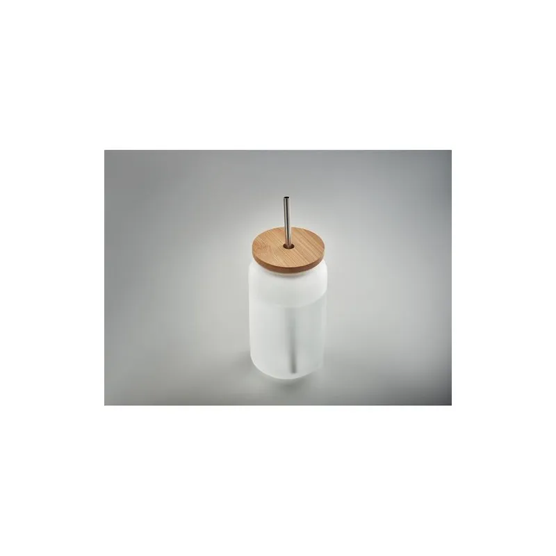 Pot Mason Écologique 400 ml - Cadeau d'Entreprise Sublimé JARBLIM Matières : polypropylène (PP) Couleurs : vert Contenance : 330