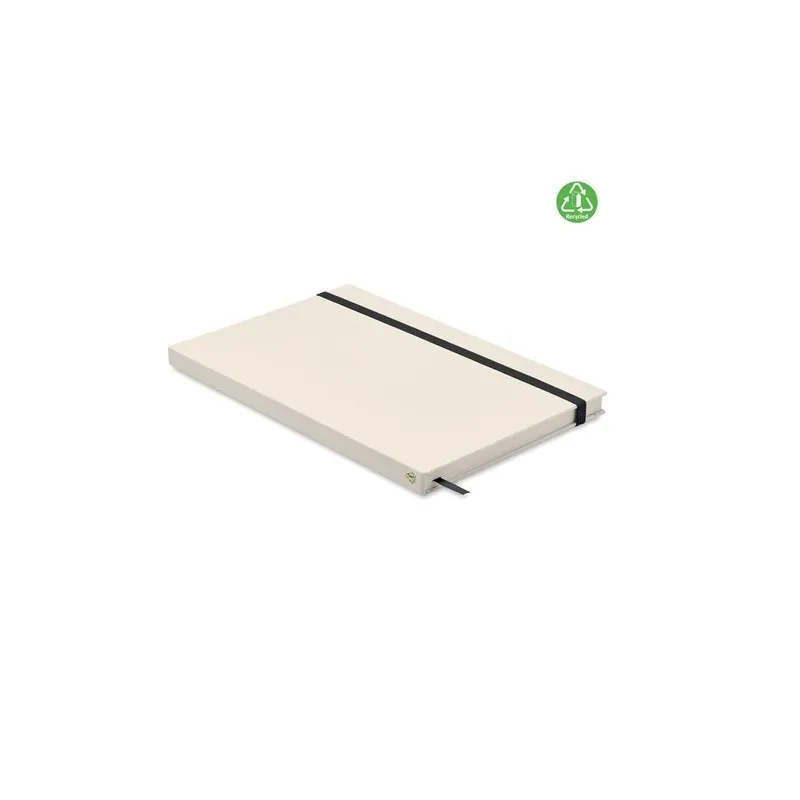 Carnet A5 Écologique en carton recyclé Personnalisé MITO NOTE Matières : polypropylène (PP) Couleurs : blanc Contenance : 400 ml