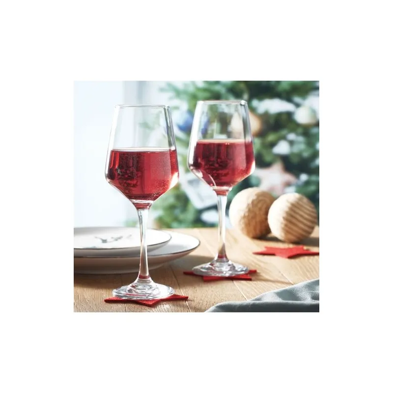 Ensemble de 2 verres à vin personnalisés CHEERS Matières : coton recyclé Taille textile : XXL Couleurs : noir impression haute d