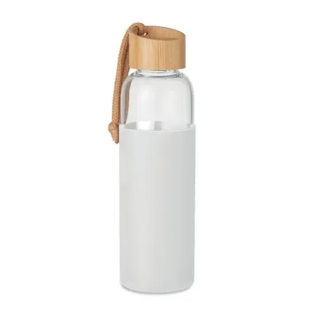 Bouteille en verre écologique 500 ml CHAI Matières : polypropylène (PP) Couleurs : blanc Contenance : 180 ml cadeau entreprise p