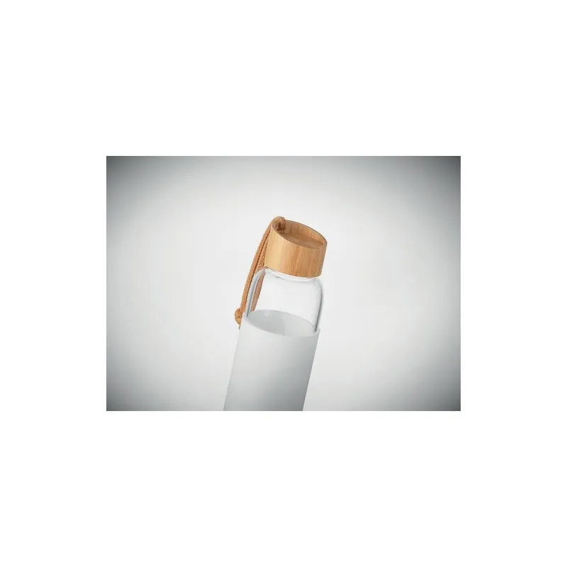 Bouteille en verre écologique 500 ml CHAI Matières : polypropylène (PP) Couleurs : blanc Contenance : 180 ml marquage laser ultr