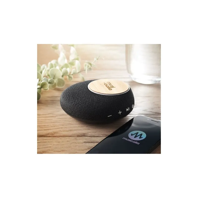 Haut-parleur Multifonctionnel Personnalisé Audio et Chargeur 2 en 1 FLARE Matières : polypropylène (PP) Couleurs : rouge Contena