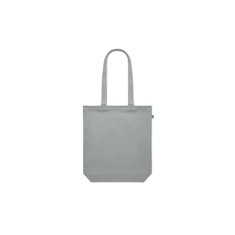 Sac shopping écologique en toile 270 gr/m personnalisé COCO Matières : aluminium recyclé&nbsp; Couleurs : argenté accessoire événemen