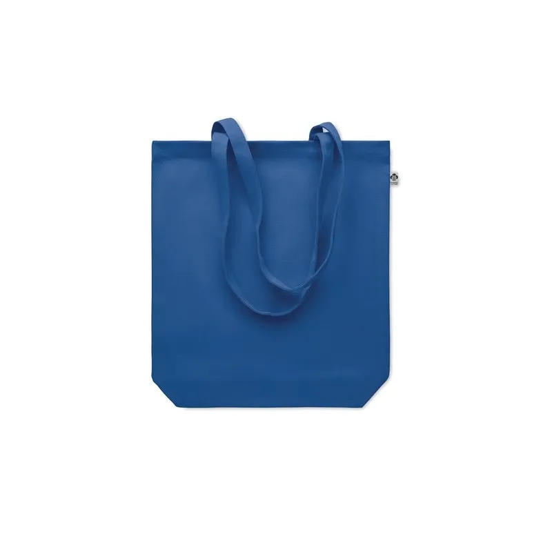 Sac shopping écologique en toile 270 gr/m personnalisé COCO Matières : liège Couleurs : bleu marine goodies personnalisé en stoc