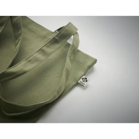 Sac shopping écologique en toile 270 gr/m personnalisé COCO Matières : métal Couleurs : argenté impression haute définition
