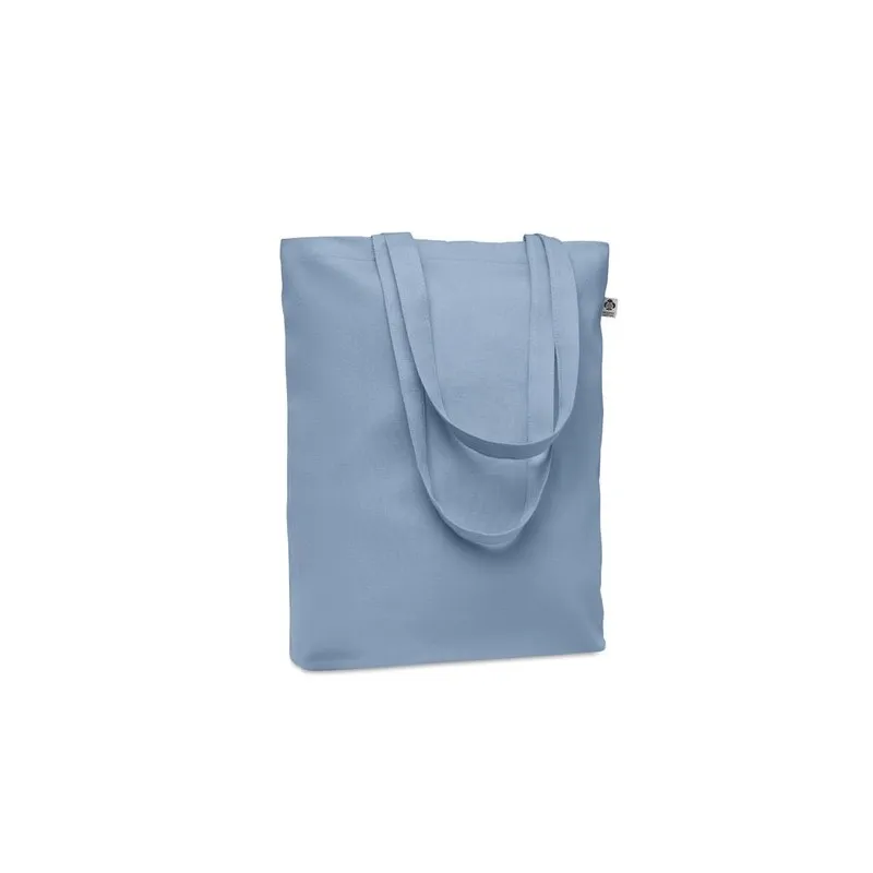 Sac shopping écologique en toile 270 gr/m personnalisé COCO Matières : silicone Couleurs : gris livraison express 24h 48h