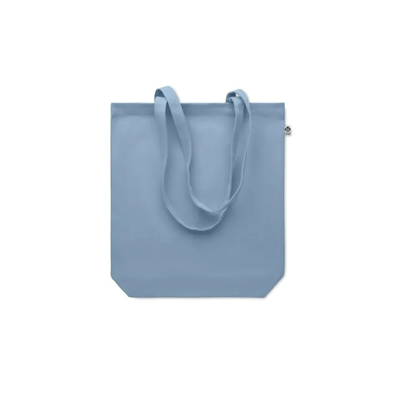 Sac shopping écologique en toile 270 gr/m personnalisé COCO Matières : silicone Couleurs : gris impression logo haute qualité
