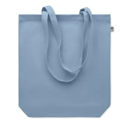 Sac shopping écologique en toile 270 gr/m personnalisé COCO Matières : silicone Couleurs : gris impression logo haute qualité