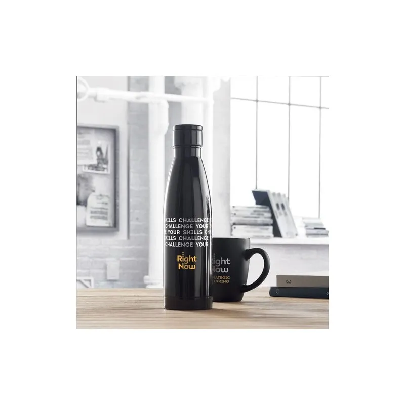 Bouteille isotherme publicitaire 500ml personnalisée BELO LUX Matières : céramique Couleurs : rouge cadeau entreprise pas cher