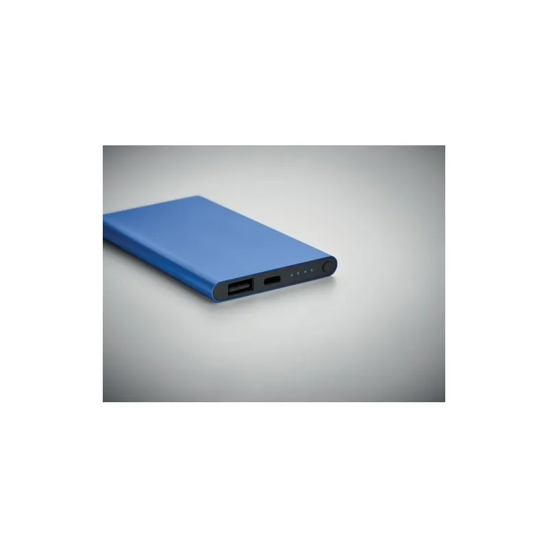 Powerbank Personnalisé 4000 mAh Type C - POWERFLAT C Matières : bambou cadeau affaires élégant