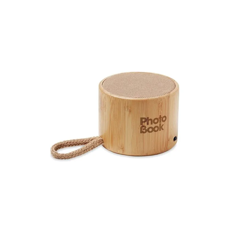 Haut-parleur sans fil écologique en bambou - Son de qualité pas cher COOL Matières : PVC Couleurs : vert personnalisable avec vo
