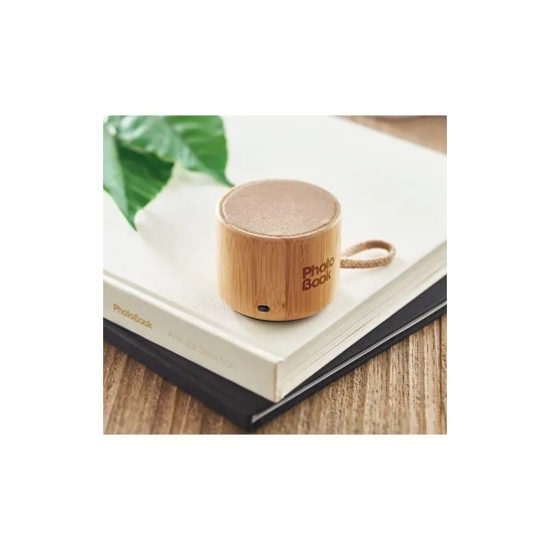 Haut-parleur sans fil écologique en bambou - Son de qualité pas cher COOL Matières : PVC Couleurs : vert cadeau entreprise pas c