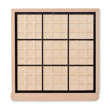 Jeu de Plateau Sudoku en Bois Personnalisable