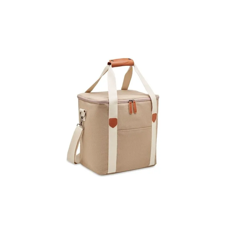 Sac isotherme grand en toile 450g personnalisé KECIL LARGE Couleurs : noir Matières : polyester recyclé