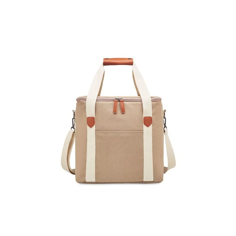 Sac isotherme grand en toile 450g personnalisé KECIL LARGE Couleurs : noir Matières : polyester recyclé personnalisable avec vot