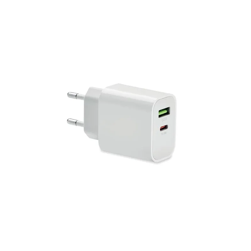 Chargeur 18W 2 Ports - Prise UE
