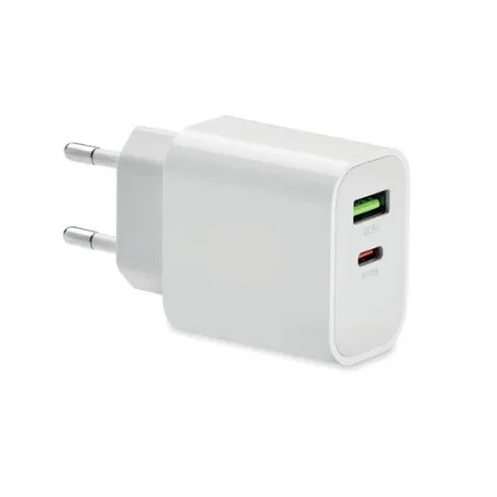 Chargeur 18W 2 Ports - Prise UE