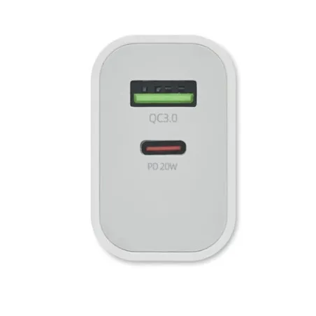 Chargeur 18W 2 Ports - Prise UE