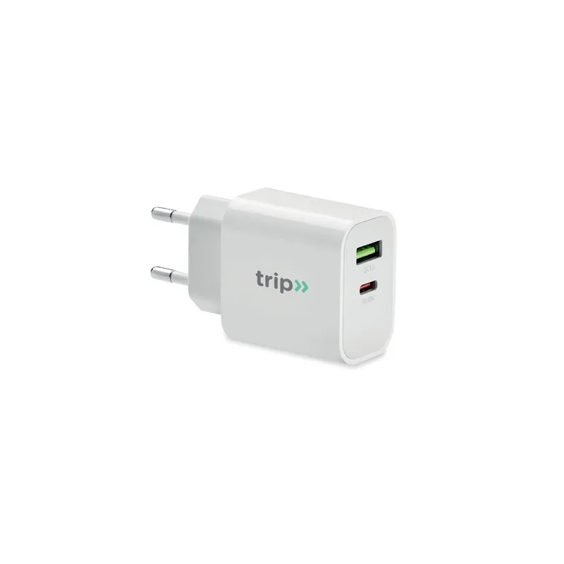 Chargeur 18W 2 Ports - Prise UE
