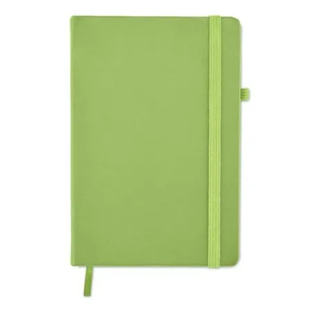 Carnet A5 ligné en PU recyclé ARPU Matières : bois Couleurs : vert impression haute définition