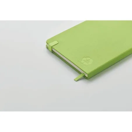 Carnet A5 ligné en PU recyclé ARPU Matières : bois Couleurs : vert cadeau affaires élégant