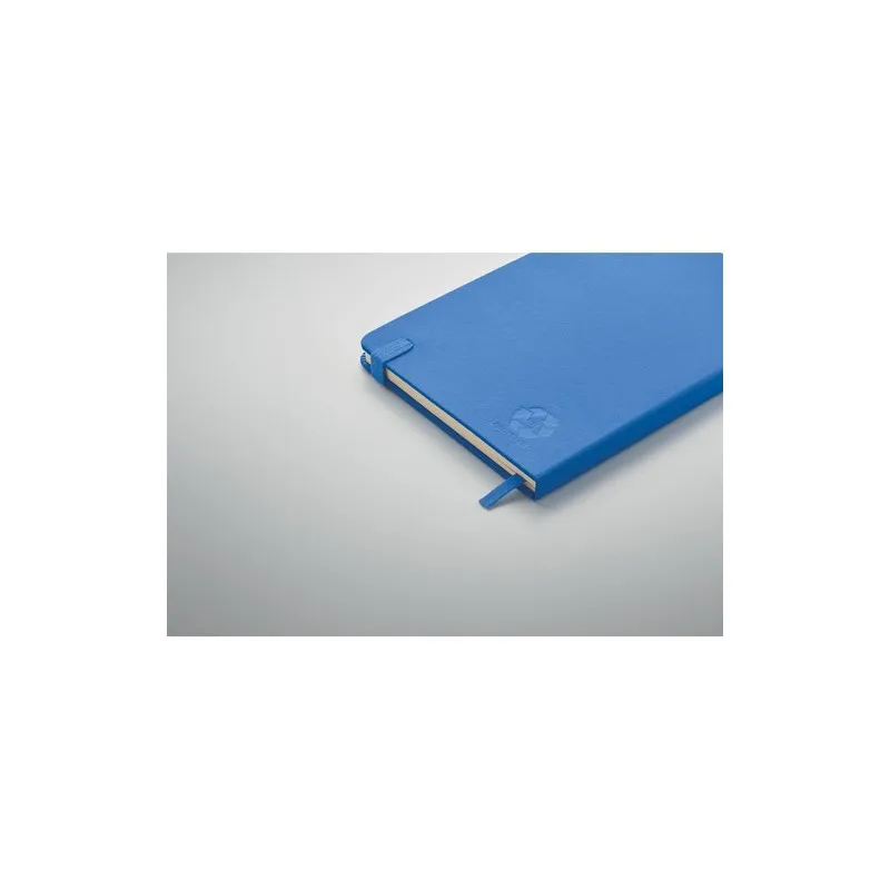 Carnet A5 ligné en PU recyclé ARPU Matières : bois Couleurs : blanc impression logo haute qualité