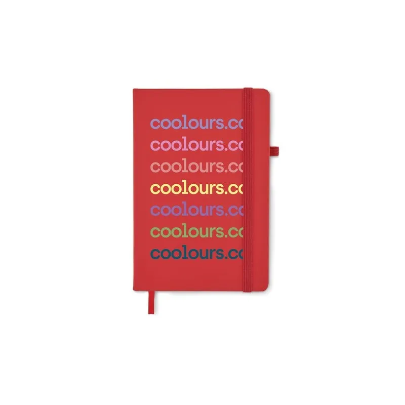 Carnet A5 ligné en PU recyclé ARPU Matières : PET recyclé Couleurs : blanc marquage laser ultra précis