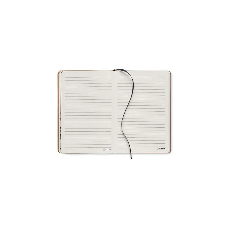 Carnet A5 Écologique en Carton Recyclé Personnalisé STEIN Matières : métal Couleurs : argenté livraison express 24h 48h