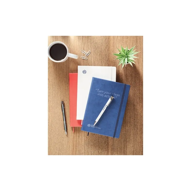 Carnet de notes A5 recyclé écologique personnalisé - OURS Couleurs : vert objet promo petit budget