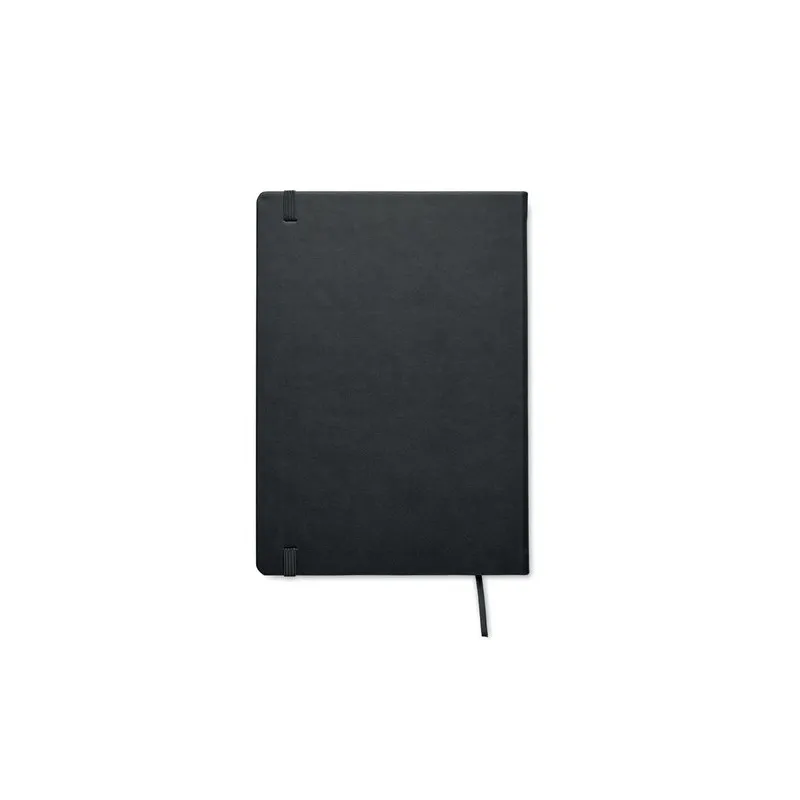 Carnet de notes A5 recyclé écologique personnalisé - OURS Couleurs : rouge marquage laser ultra précis