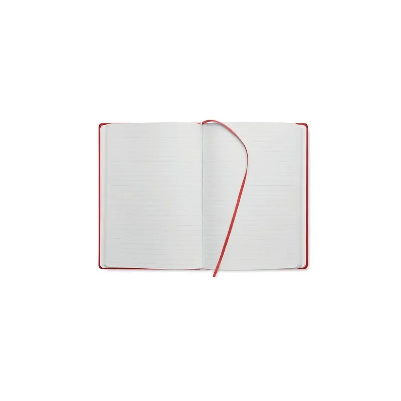 Carnet de notes A5 recyclé écologique personnalisé - OURS Couleurs : blanc marquage couleur éclatante