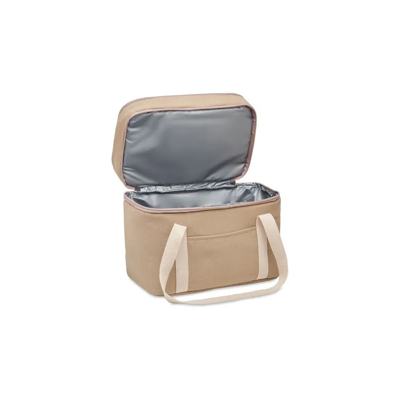 Sac isotherme écologique en toile 320 gr/m - KECIL TOP Matières : PET recyclé Couleurs : gris personnalisable avec votre logo