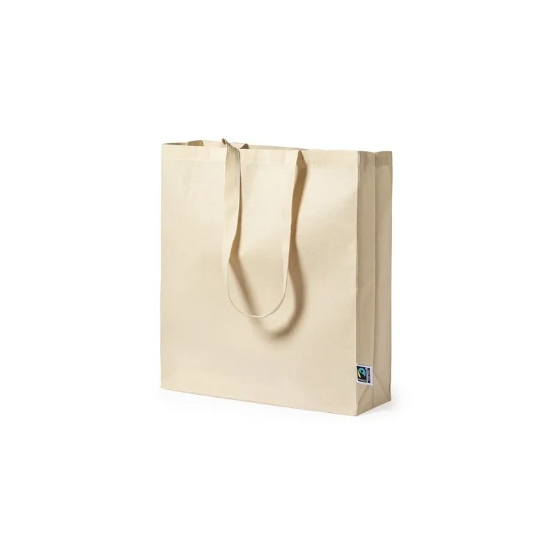 Sac Shopping Éthique Personnalisé Fairtrade Elatek Couleurs : blanc Contenance : 500 ml cadeau entreprise pas cher