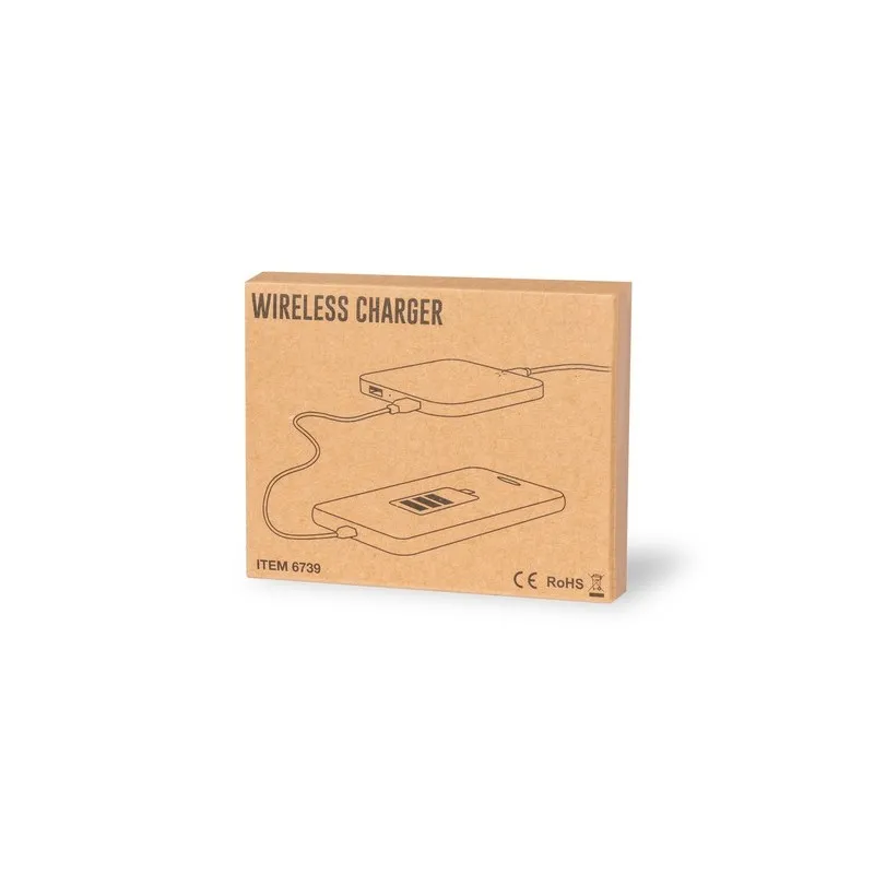 Chargeur Sans Fil Écologique Personnalisé Kronex Matières : bois Couleurs : bois livraison express 24h 48h