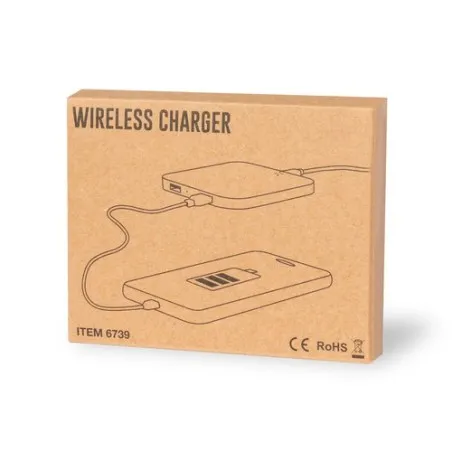 Chargeur Sans Fil Écologique Personnalisé Kronex Matières : bois Couleurs : bois objet promotionnel éco-responsable