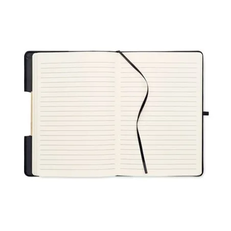 Carnet A5 Écologique et Personnalisé 80 pages lignées RPET BLAMA Matières : coton recyclé Taille textile : S Couleurs : bleu mar