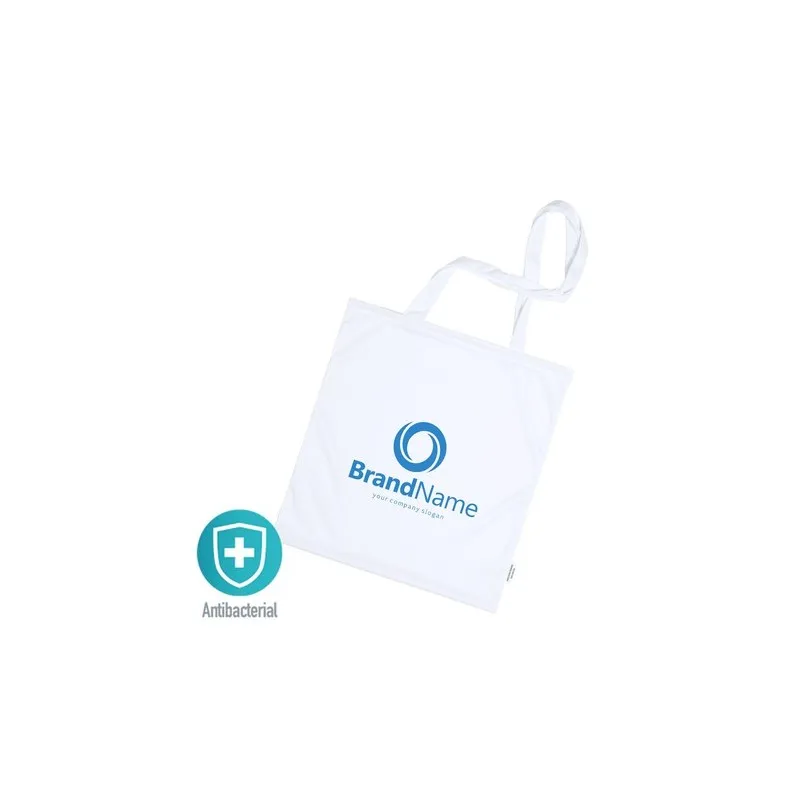 Sac Antibactérien Personnalisé Économique pour Vos Courses - Maxcron Matières : PET recyclé Couleurs : noir Contenance : 35 L go