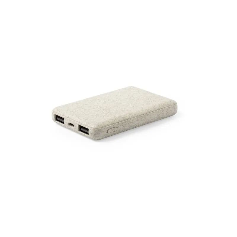 Power Bank Écologique Personnalisé 5000 mAh Pas Cher - Shiden Matières : coton Couleurs : rose