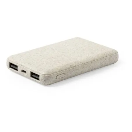 Power Bank Écologique Personnalisé 5000 mAh Pas Cher - Shiden Matières : coton Couleurs : rose