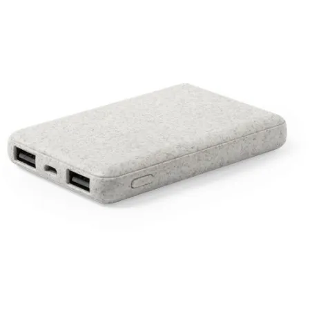 Power Bank Écologique Personnalisé 5000 mAh Pas Cher - Shiden Matières : coton Couleurs : rose livraison express 24h 48h