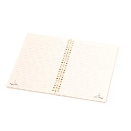 Cahier Écologique Personnalisé à Petit Prix - Edilax Matières : ABS recyclé Couleurs : blanc goodies publicitaire événementiel