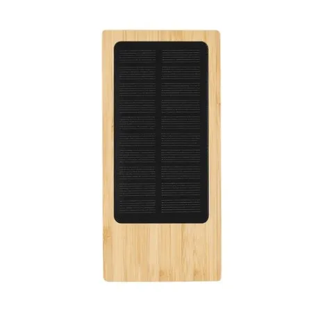Batterie Solaire Écologique Personnalisée pas cher - Power Bank Molden Matières : PET Couleurs : bleu personnalisable avec votre