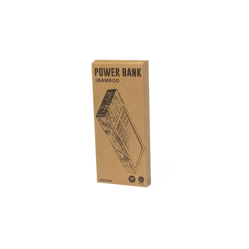 Batterie Solaire Écologique Personnalisée pas cher - Power Bank Molden Matières : PET Couleurs : bleu livraison express 24h 48h