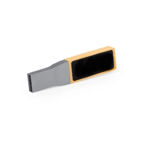 Clé USB Personnalisée 16GB - Objet Publicitaire Olson Matières : aluminium recyclé  Couleurs : bois personnalisable avec votre l